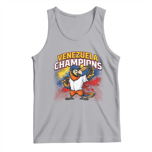 Venezuela Baseball Champions Tank Top Troupial Bird Patriotic Pride TS12 Athletic Heather Print Your Wear
