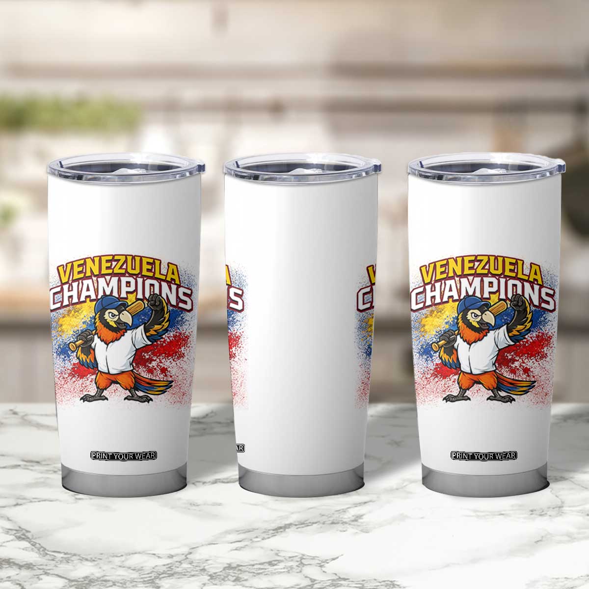Venezuela Baseball Champions Tumbler Cup Troupial Bird Patriotic Pride TS12 Print Your Wear
