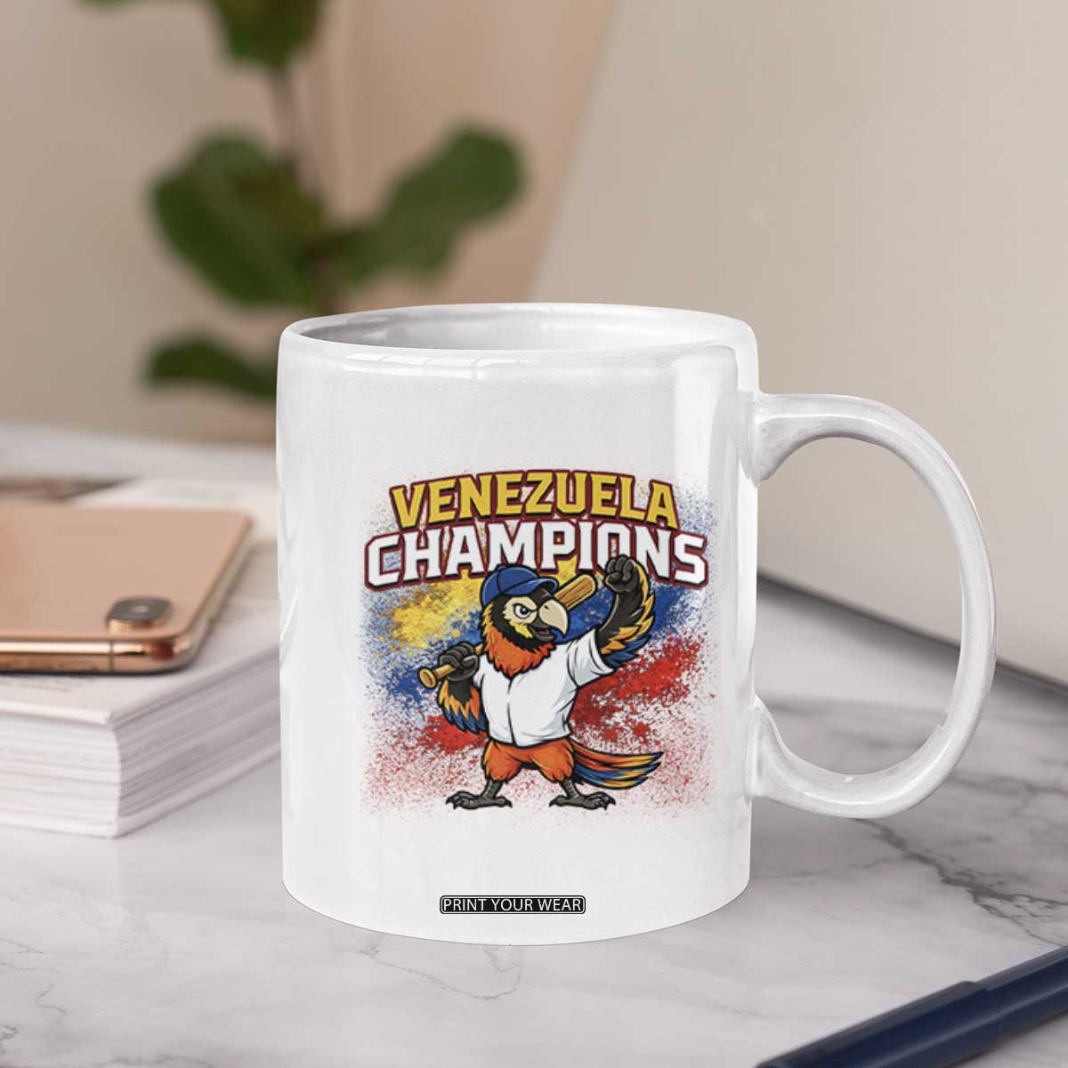 Venezuela Baseball Champions Coffee Mug Troupial Bird Patriotic Pride TS12 Print Your Wear