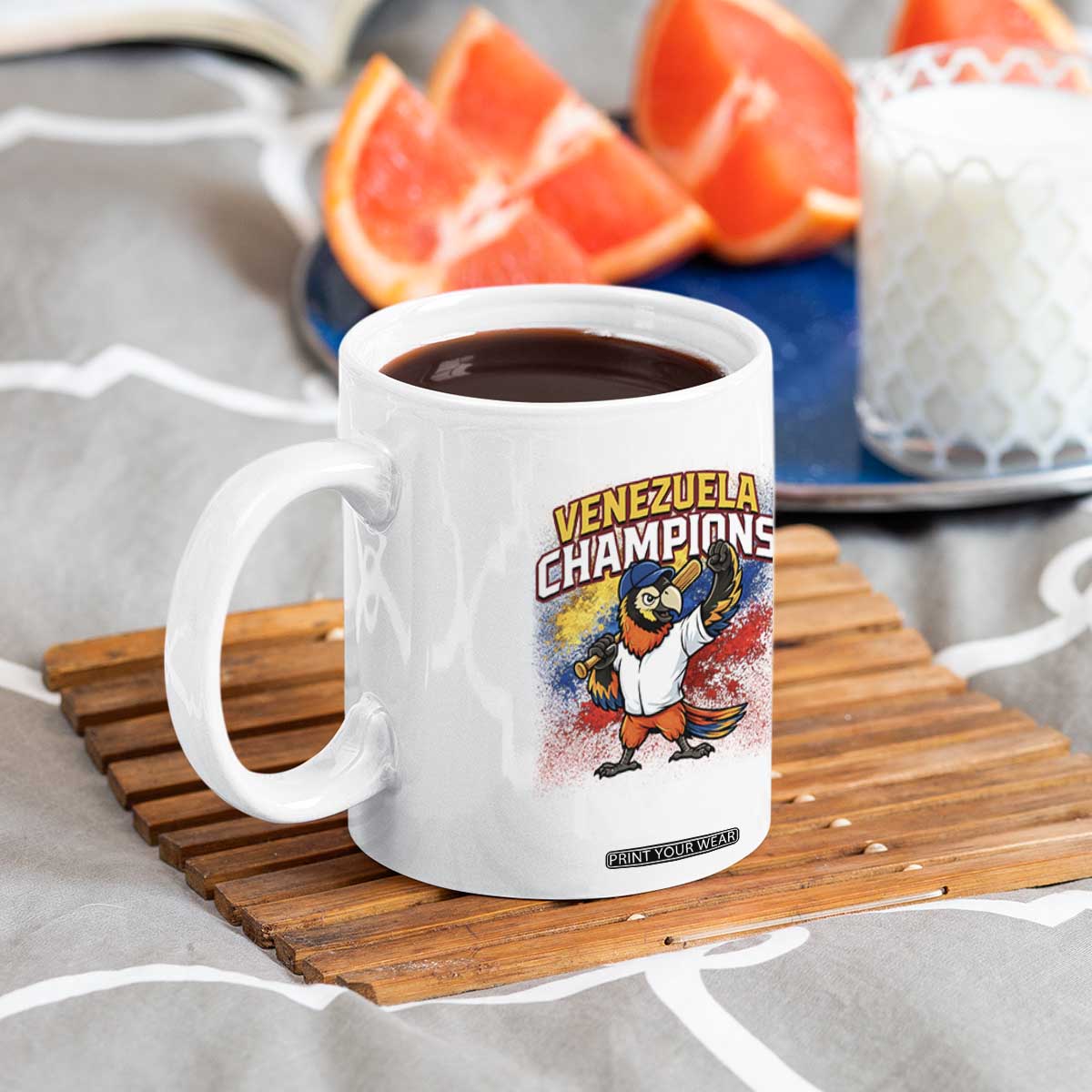 Venezuela Baseball Champions Coffee Mug Troupial Bird Patriotic Pride TS12 Print Your Wear