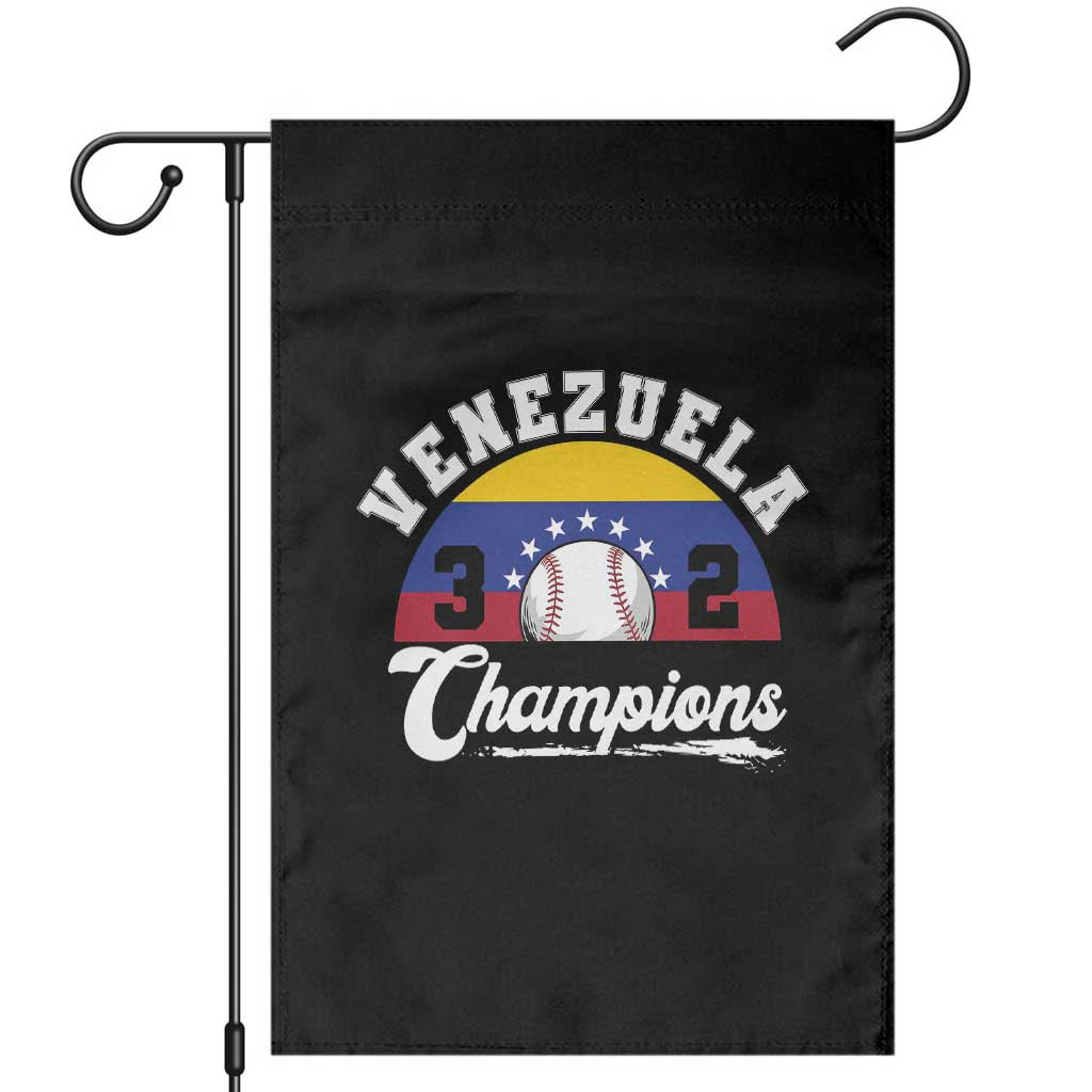 Venezuela 2026 Champions Garden Flag Vintage 7 Stars Flag Baseball Pride