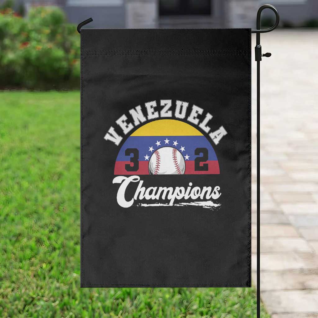 Venezuela 2026 Champions Garden Flag Vintage 7 Stars Flag Baseball Pride