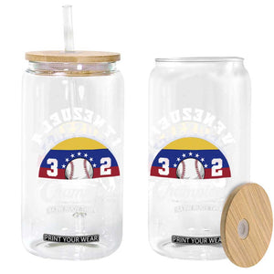 Venezuela 2026 Champions Glass Can Vintage 7 Stars Flag Baseball Pride