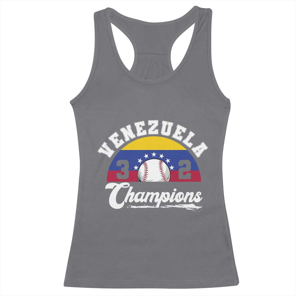 Venezuela 2026 Champions Racerback Tank Top Vintage 7 Stars Flag Baseball Pride