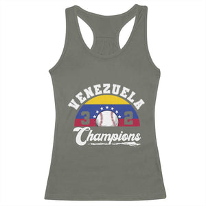 Venezuela 2026 Champions Racerback Tank Top Vintage 7 Stars Flag Baseball Pride