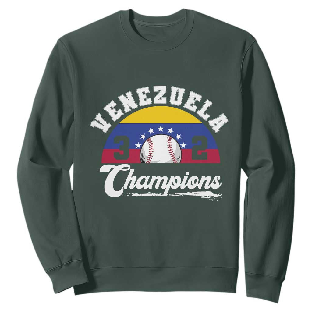 Venezuela 2026 Champions Sweatshirt Vintage 7 Stars Flag Baseball Pride