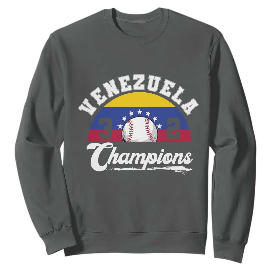 Venezuela 2026 Champions Sweatshirt Vintage 7 Stars Flag Baseball Pride