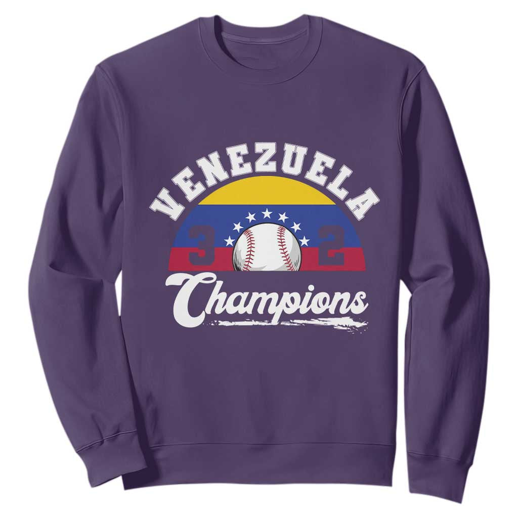 Venezuela 2026 Champions Sweatshirt Vintage 7 Stars Flag Baseball Pride