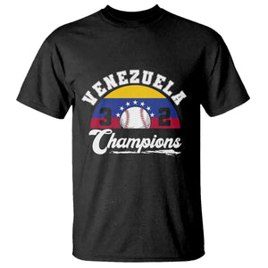 Venezuela 2026 Champions T Shirt Vintage 7 Stars Flag Baseball Pride
