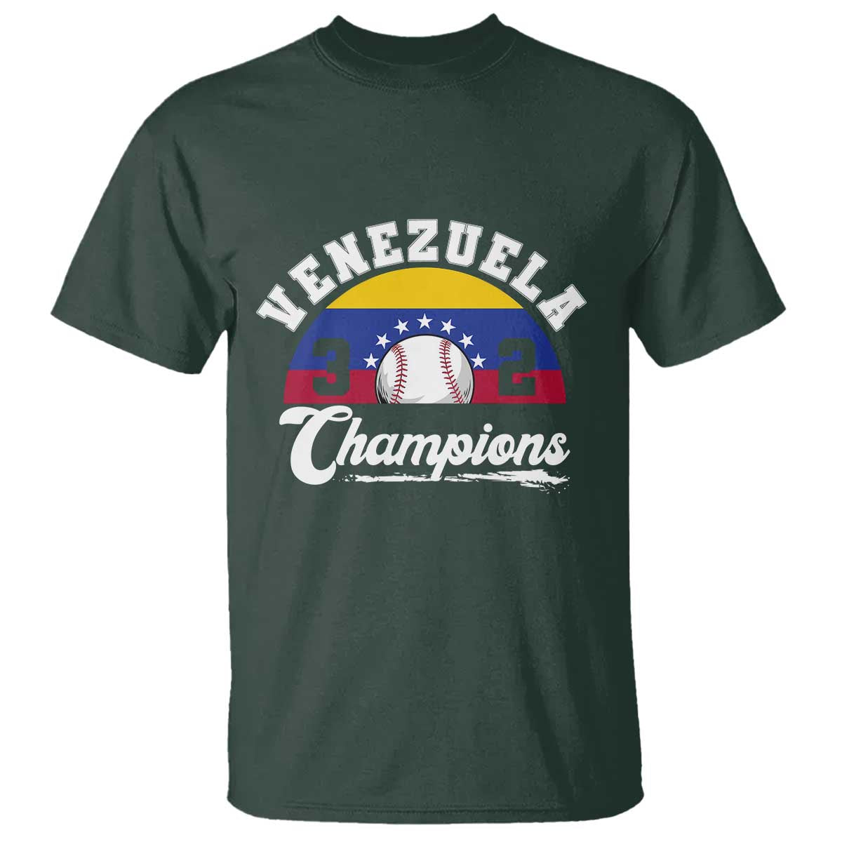 Venezuela 2026 Champions T Shirt Vintage 7 Stars Flag Baseball Pride