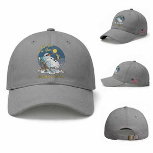 Melting Snowman Christmas In July Baseball Cap It Is Fine Everything Is Fine TS12 Baseball Cap Universal Fit Sport Gray Print Your Wear