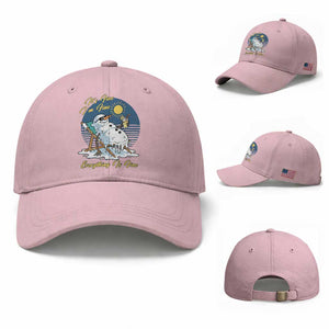 Melting Snowman Christmas In July Baseball Cap It Is Fine Everything Is Fine TS12 Baseball Cap Universal Fit Light Pink Print Your Wear