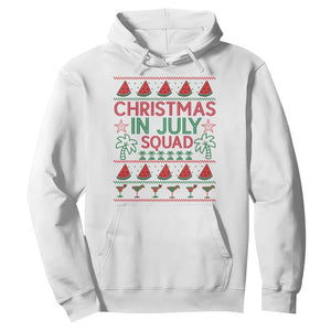 Christmas In July Squad Hoodie Tropical Beach Party Graphic TS12 White Print Your Wear