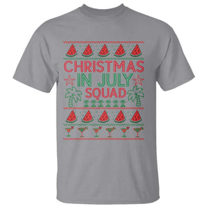 Christmas In July Squad T Shirt Tropical Beach Party Graphic