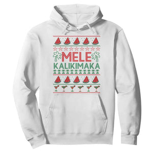 Mele Kalikimaka Hoodie Hawaiian Ugly Christmas Sweater