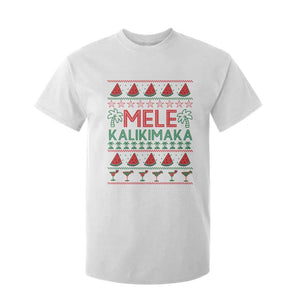 Mele Kalikimaka T Shirt For Kid Hawaiian Ugly Christmas Sweater