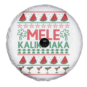 Mele Kalikimaka Spare Tire Cover Hawaiian Ugly Christmas Sweater TS12 Print Your Wear