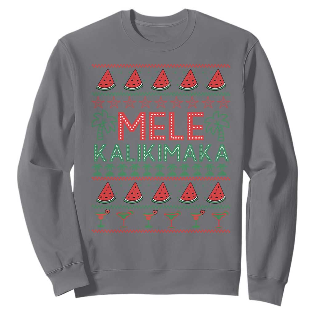 Mele Kalikimaka Sweatshirt Hawaiian Ugly Christmas Sweater