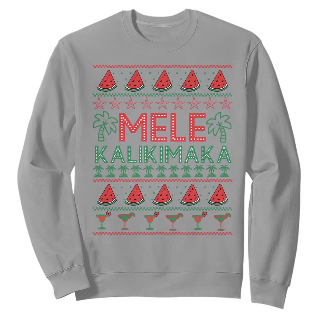 Mele Kalikimaka Sweatshirt Hawaiian Ugly Christmas Sweater