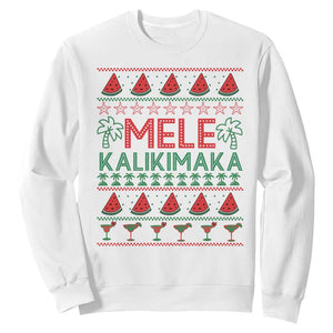 Mele Kalikimaka Sweatshirt Hawaiian Ugly Christmas Sweater