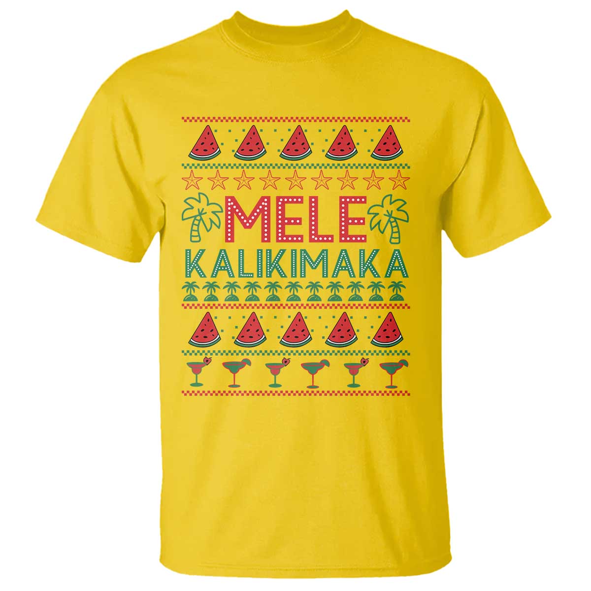 Mele Kalikimaka T Shirt Hawaiian Ugly Christmas Sweater
