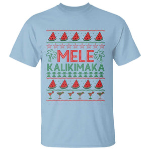 Mele Kalikimaka T Shirt Hawaiian Ugly Christmas Sweater