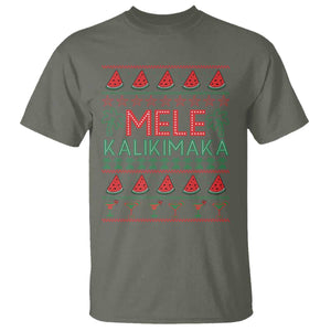 Mele Kalikimaka T Shirt Hawaiian Ugly Christmas Sweater