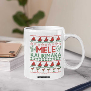 Mele Kalikimaka Coffee Mug Hawaiian Ugly Christmas Sweater