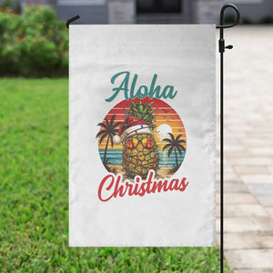 Aloha Tropical Pineapple Christmas Garden Flag Vintage Beach Xmas Gift TS12 Print Your Wear
