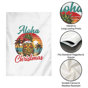 Aloha Tropical Pineapple Christmas Garden Flag Vintage Beach Xmas Gift TS12 Print Your Wear