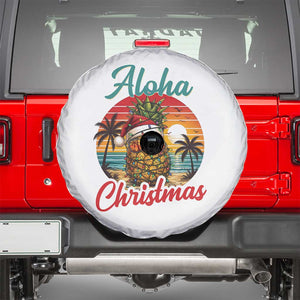 Aloha Tropical Pineapple Christmas Spare Tire Cover Vintage Beach Xmas Gift TS12 White Print Your Wear