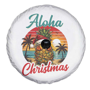 Aloha Tropical Pineapple Christmas Spare Tire Cover Vintage Beach Xmas Gift TS12 Print Your Wear