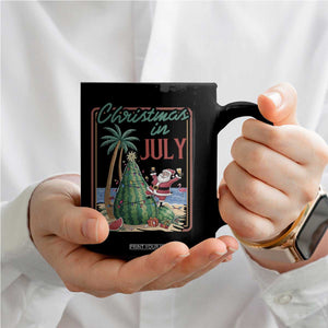Christmas In July Coffee Mug Funny Santa Watermelon Xmas Tree