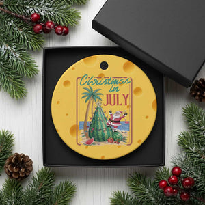 Christmas In July Ceramic Ornament Funny Santa Watermelon Xmas Tree