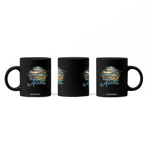 Vintage Hawaii Hibiscus Floral Coffee Mug Tropical Beach Vacation Graphic TS12 Print Your Wear