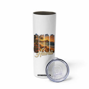 Vintage Hawaii Beach Travel Skinny Tumbler Sunset Ocean Landscape TS12 Print Your Wear