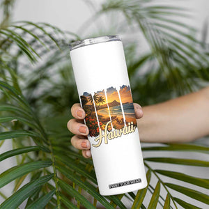 Vintage Hawaii Beach Travel Skinny Tumbler Sunset Ocean Landscape TS12 Print Your Wear