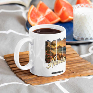 Vintage Hawaii Beach Travel Coffee Mug Sunset Ocean Landscape TS12 Print Your Wear
