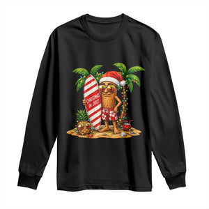 Funny Tung Tung Sahur Christmas In July Long Sleeve Shirt Beach Party Vacation