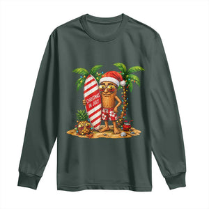 Funny Tung Tung Sahur Christmas In July Long Sleeve Shirt Beach Party Vacation