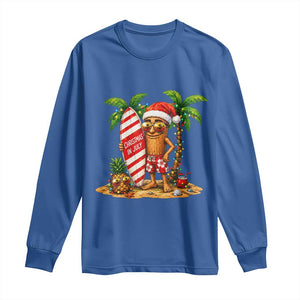 Funny Tung Tung Sahur Christmas In July Long Sleeve Shirt Beach Party Vacation