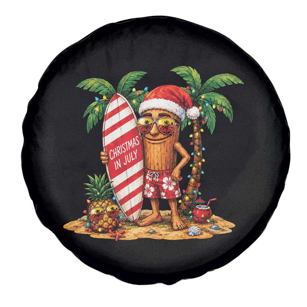 Funny Tung Tung Sahur Christmas In July Spare Tire Cover Beach Party Vacation TS12 Print Your Wear