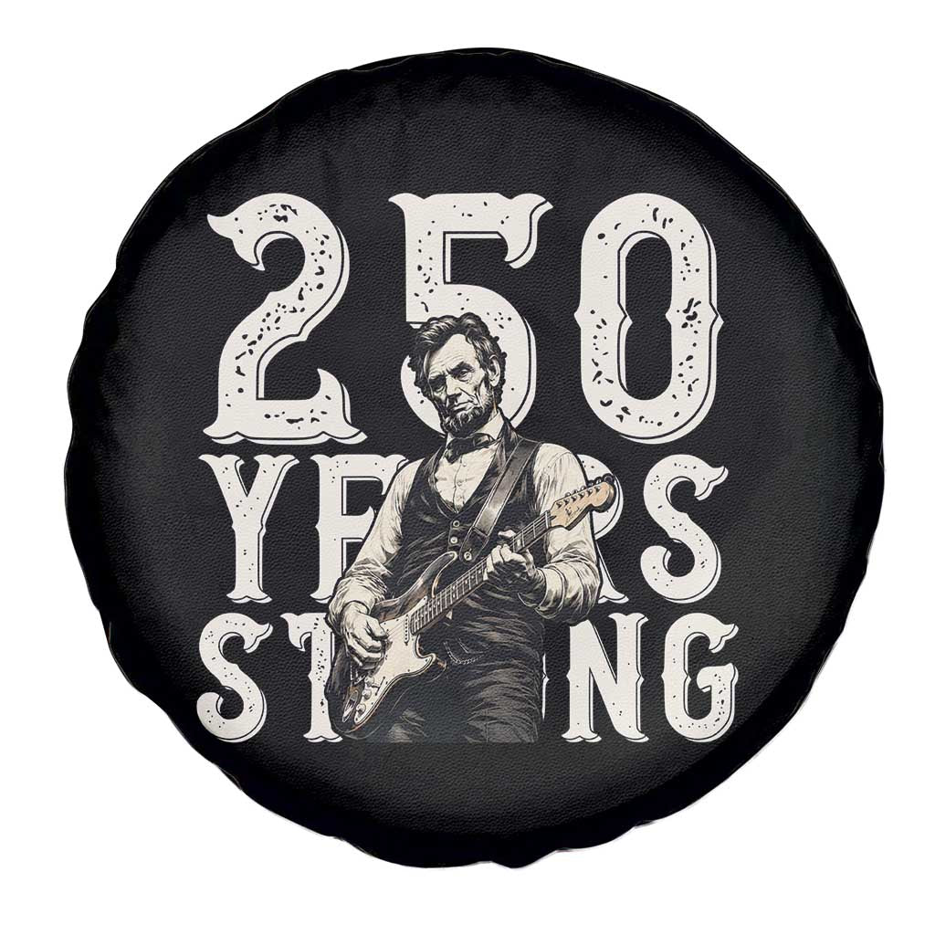 Vintage Abraham Lincoln Playing Guitar Spare Tire Cover 250 Years Strong TS12 Print Your Wear