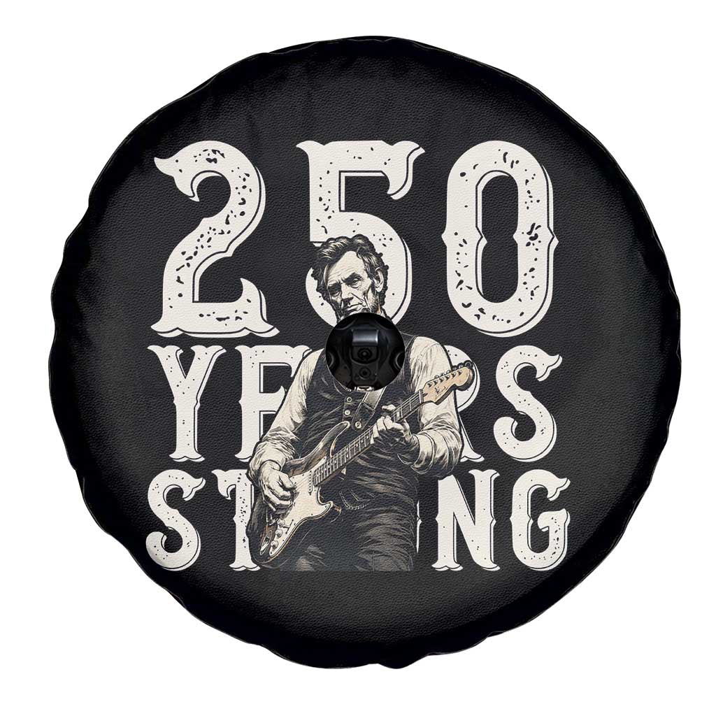 Vintage Abraham Lincoln Playing Guitar Spare Tire Cover 250 Years Strong TS12 Print Your Wear