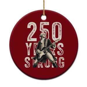 Vintage George Washington Playing Guitar Ceramic Ornament 250 Years Strong