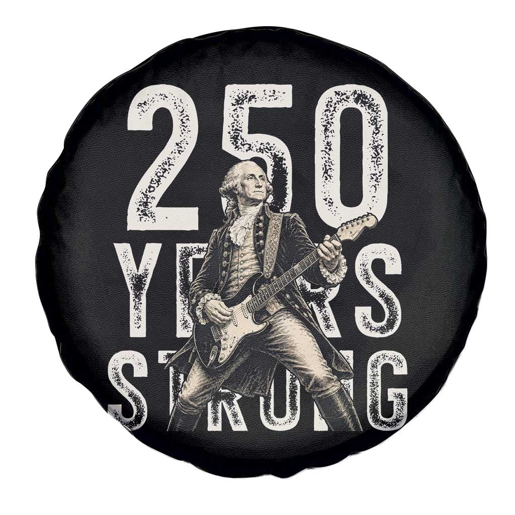 Vintage George Washington Playing Guitar Spare Tire Cover 250 Years Strong TS12 Print Your Wear