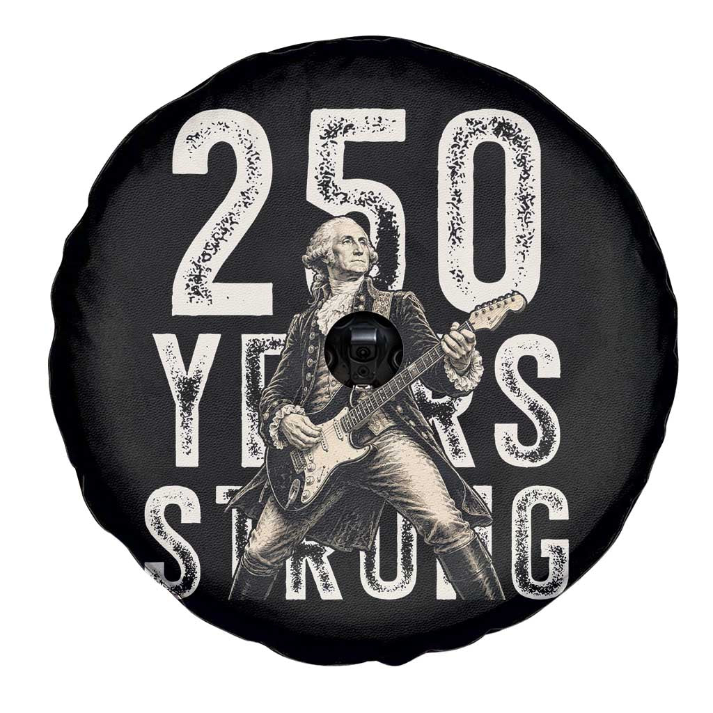 Vintage George Washington Playing Guitar Spare Tire Cover 250 Years Strong TS12 Print Your Wear