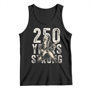 Vintage George Washington Playing Guitar Tank Top 250 Years Strong