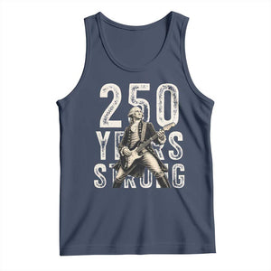 Vintage George Washington Playing Guitar Tank Top 250 Years Strong