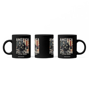 George Washington Abe Lincoln Playing Guitar Coffee Mug USA 250th Anniversary Guitarist Graphic TS12 Print Your Wear